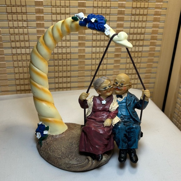 Other - Old Couple on a Swing Home Decor etc.